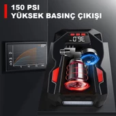 KOBB KB220 12Volt/220Volt 150 PSI Dijital Basınç Göstergeli Lastik Şişirme Pompası - 6