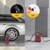 KOBB KB220 12Volt/220Volt 150 PSI Dijital Basınç Göstergeli Lastik Şişirme Pompası - 7