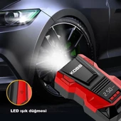 KOBB KB220 12Volt/220Volt 150 PSI Dijital Basınç Göstergeli Lastik Şişirme Pompası - 10