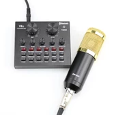 BM800 Live Ses Efektli Ses Kartlı Mikrofon Profesyonel Stüdyo Kayıt Kiti Canlı Yayın Seti Bilgisayar Ve Telefon Uyumlu thumbnail 2