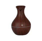 Hava Nemlendirici Buhar Makinesi Ve Aroma Difüzörü 130 ml Mini Ahşap Görünümlü - 3
