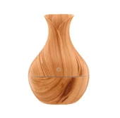 Hava Nemlendirici Buhar Makinesi Ve Aroma Difüzörü 130 ml Mini Ahşap Görünümlü - 5