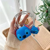 Sevimli Silikon Şarj Başlığı Ve Kablo Koruyucu Set - 7