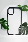 Iphone 13 Pro Max Uyumlu Kristal Bold Serisi Darbeye Dayanıklı Metal Lens Koruma Özel Lüks Kılıf - 6