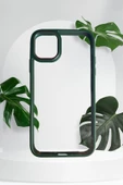 Iphone 13 Pro Max Uyumlu Kristal Bold Serisi Darbeye Dayanıklı Metal Lens Koruma Özel Lüks Kılıf - 2