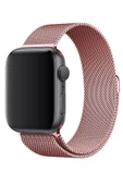 Apple Watch 2 3 4 5 6 Se Nike 38mm 40mm Uyumlu  Kayış Milano Loop Metal Örgü Kordon thumbnail 6