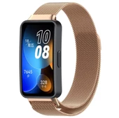Huawei Band 8 Kordon Metal Mıknatıslı Hasır Kayış thumbnail 6