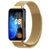 Huawei Band 8 Kordon Metal Mıknatıslı Hasır Kayış thumbnail 4