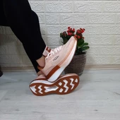 M.P 1674 Bej Renk Fuspetli Bayan Yürüyüş Dolgu Spor Ayakkabı thumbnail 2