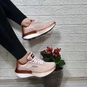 M.P 1674 Bej Renk Fuspetli Bayan Yürüyüş Dolgu Spor Ayakkabı thumbnail 4