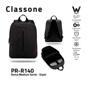 Classone PR-R140  Roma Serisi Su Geçirmez Kumaş 13-14"Notebook Laptop Sırt Çantası - 8