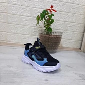 M.P. One 3222 Siyah Cırtlı Hafif  Erkek Çocuk Spor Ayakkabı thumbnail 1