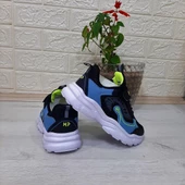 M.P. One 3222 Siyah Cırtlı Hafif  Erkek Çocuk Spor Ayakkabı thumbnail 2