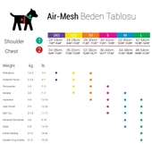 Tailpetz Air-Mesh Harness Köpek Göğüs Tasması Large Lime thumbnail 2