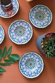Jamuor Roys Fulya Porselen Çay Tabak Takımı 12 Cm 6 Parça - 8
