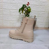 Polact 23001 Bej  Fermuarlı Bağacaklı Kız Çocuk Bot thumbnail 4