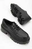 Minnet Siyah Bağcık Detaylı Oxford Ayakkabı - 3