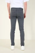 Erkek 5 Cep Chino Pantolon Füme - 6
