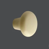Mantar Düğme Sert Plastik Kulp Krem Dolap Mobilya Mutfak Dolabı Çekmece Kapak Kulpu Kulbu 10 ADET thumbnail 8