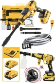 21500WH Kömürsüz BL Motor x2 Akülü Yüksek Basınçlı Oto Araç Bahçe Yıkama Akülü İlaçlama Tabancası - 2