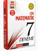 2024 Pegem KPSS ÖABT Lise Matematik Öğretmenliği Tamamı Çözümlü 7 Deneme - 1