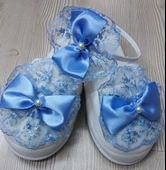 Lohusa Terlik Taç Takımı Fiyonk Taç Mavi thumbnail 1