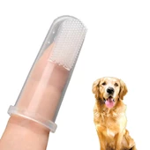 2 Adet Kediler Ve Köpekler Için 2'li Parmak Diş Fırçası - 7