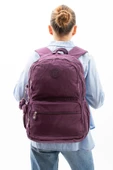 571 collections Ultra Hafif Çok Cepli Sırt Çantası (571-2D) Mor thumbnail 1