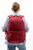 571 collections Ultra Hafif Çok Cepli Sırt Çantası (571-2D) Kırmızı thumbnail 1
