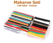 Makaron Seti 140 Adet Kutulu Daralan Isı Polyolefin Shrink Boru - 4