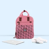 Biggdesign Cats Laptop Sırt Çantası Pembe - 5