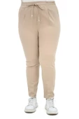Kadın Büyük Beden Dökümlü Pantolon 222 0016-25 - 3