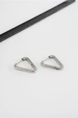 Kadın 316 L Paslanmaz Çelik 2 cm Üçgen Model Küpe thumbnail 1