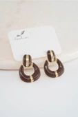 Kadın Vip Seri Sallantılı Mineli Küpe Seti thumbnail 1