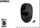 Everest SMW-666 USB Sarı 2.4 GHZ Optik Kablosuz Mouse 1500Dpı - 1