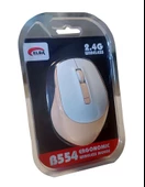 Elba B554 Pembe-Beyaz 6D 2.4Ghz Kablosuz Mouse - 2