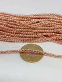 Bileklik Boy Hematit Taşı Yarım Dizi 3mm (35630) (17CM UZUNLUĞUNDADIR) thumbnail 2