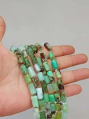 Bileklik Boy Krizopras Taşı 6x12mm Yarım Dizi (49930) (18CM UZUNLUĞUNDADIR) thumbnail 1