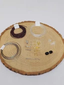 Altın, Rodyum & Kehribar Klips Takı Kapama 4'lü Set (52456) - 1