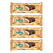 Ülker Halley Çikolata Kaplamalı Sandviç Bisküvi 8'Li 240 G x 4 Adet - 2
