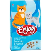 Enjoy Somonlu Kedi Maması 10 Kg - 1