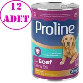 Pro Line Dana Etli Pate Köpek Konserve Maması 395 Gr 12 AD - 1