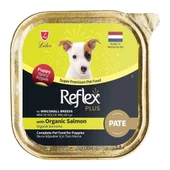 Reflex Plus Pate Organik Somonlu Mini ve Küçük Irklar İçin Yavru Köpek Konservesi 85 Gr - 1