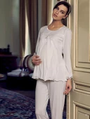 Artış 617 Bayan Lohusa 3 Lü Pijama Takımı - 1