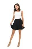 Kadın Şortlu Fırfır Detaylı Etek 6285-25 - 4