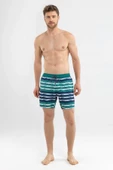 Blackspade Erkek Çizgili Şort Mayo - 4