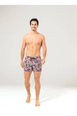 Blackspade 8801 Erkek Yaprak Desenli Deniz Şort Mayo - 1