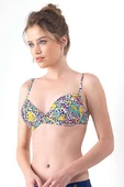 Blackspade Bikini Üst 8419 Çıkarılabilir Destekli - Neon Leopar Desenli thumbnail 2
