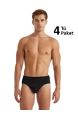 Blackspade 9625 Loose Fit %100 Pamuklu 4'lü Ekonomik Paket Erkek Slip thumbnail 4