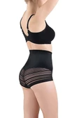 Blackspade Kadın Yüksek Bel Slip Korse Body Cotrol - Tül Detaylı Ten - 12
